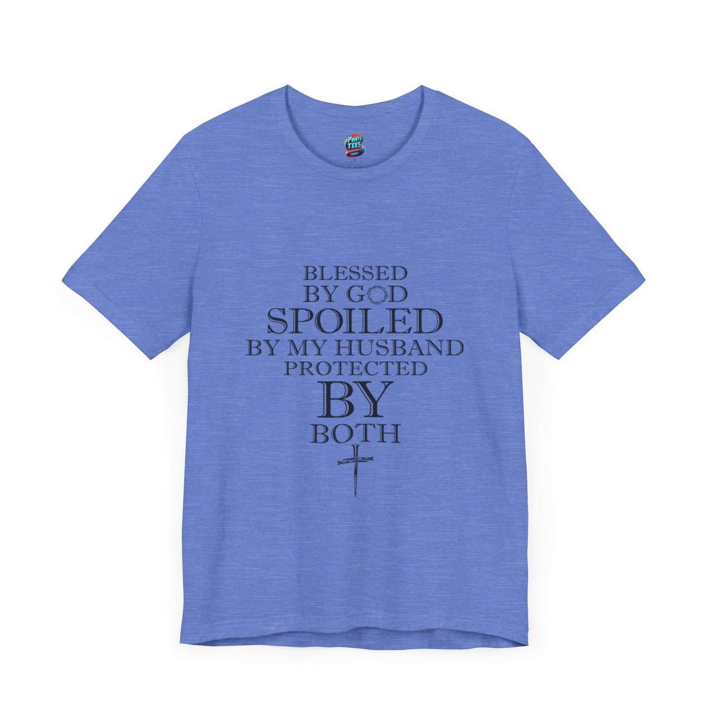 Blessed & Spoiled-Jersey Knit T-Shirt