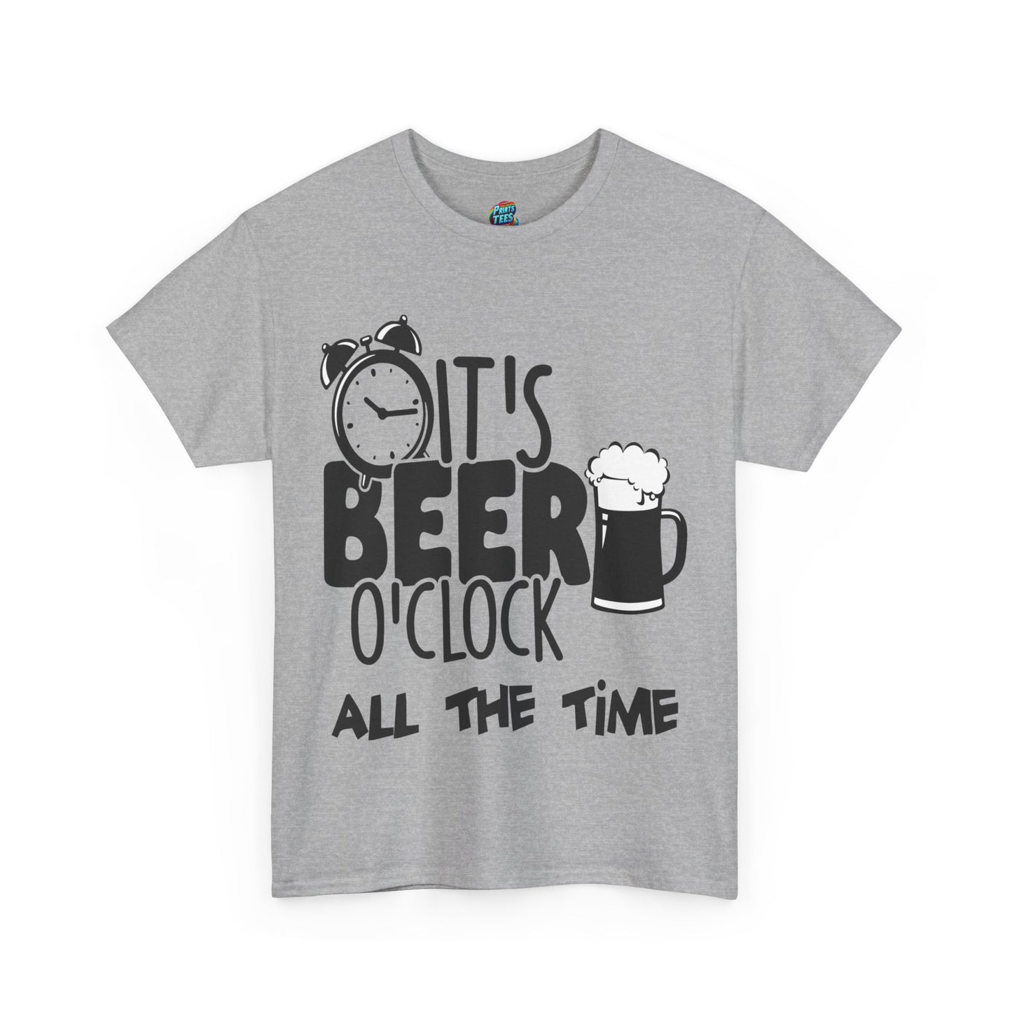 Beer O'Clock-Heavy Cotton Classic Tee