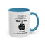 Fu(k You-Middle Finger-Accent Coffee Mug (11, 15oz)