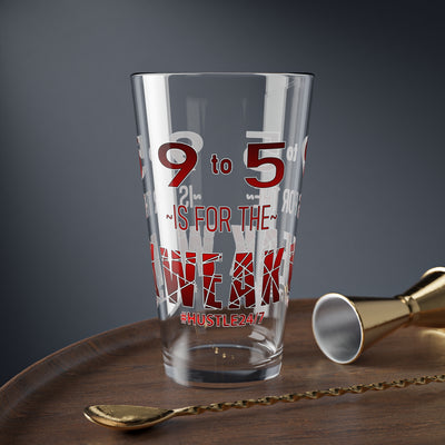 9 to 5-Mixing/Pint Glass, 16oz