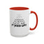 Stop Cussing-Accent Coffee Mug (11, 15oz)