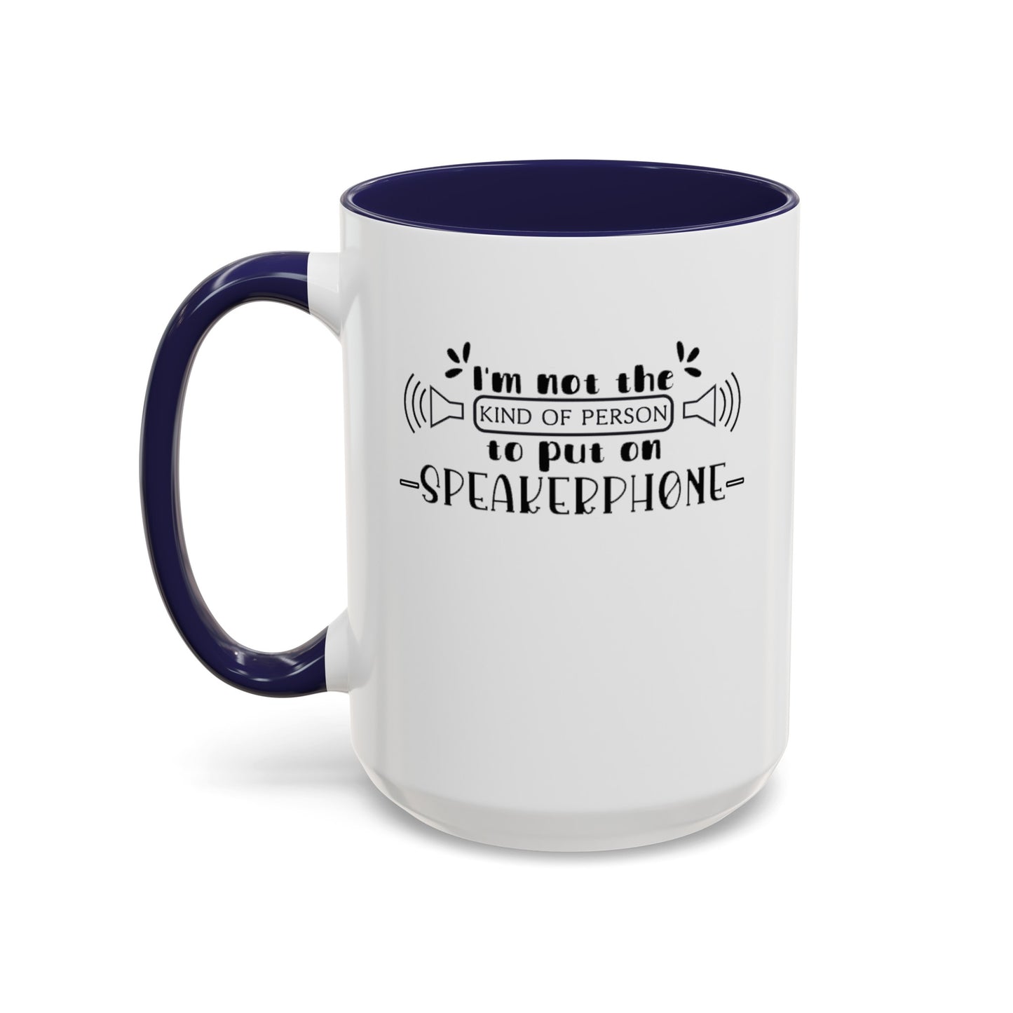 Speakerphone-Accent Coffee Mug (11, 15oz)