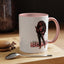 Standing on Business-Black Woman-Accent Coffee Mug (11, 15oz)