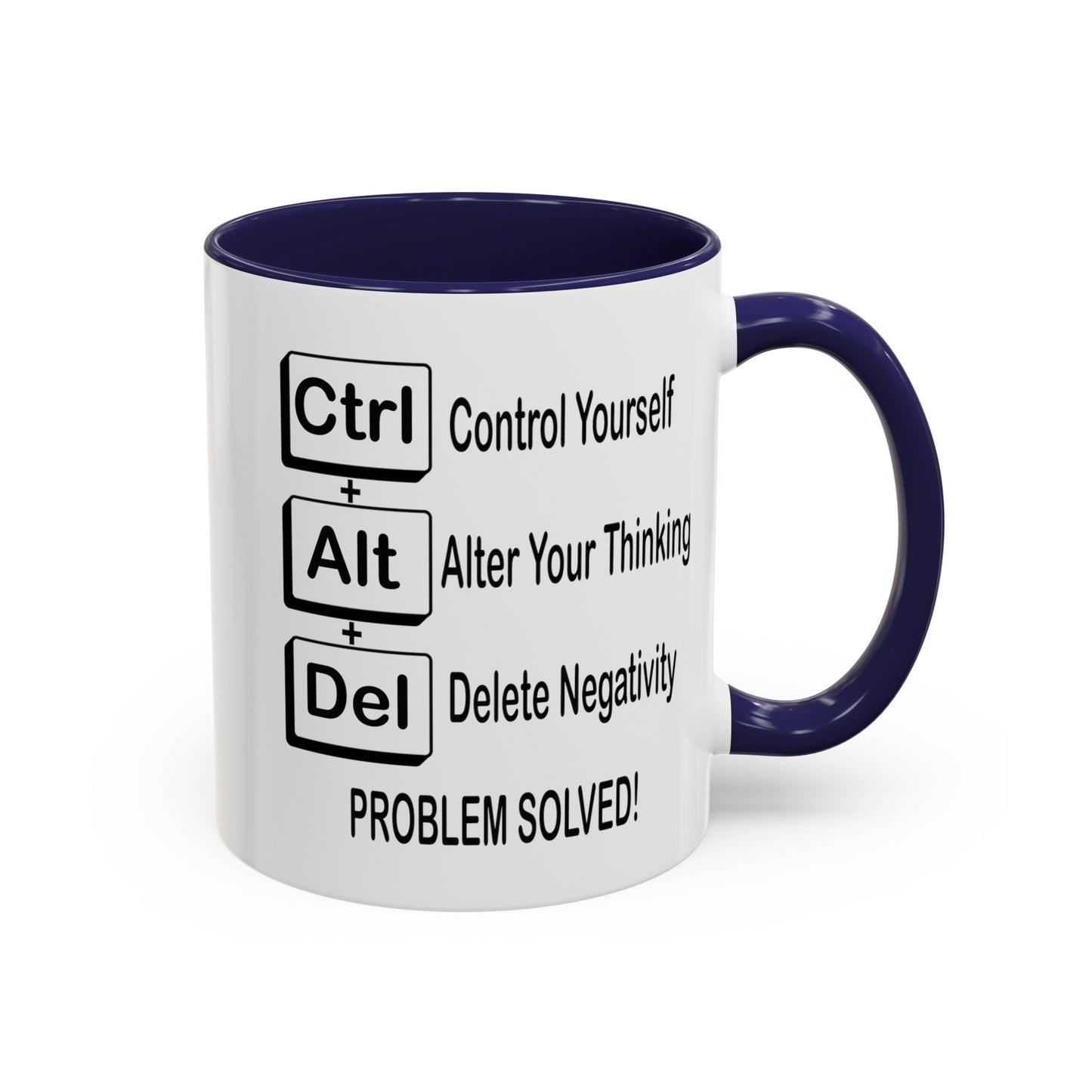 Ctrl-Alt-Del-Accent Coffee Mug (11, 15oz)