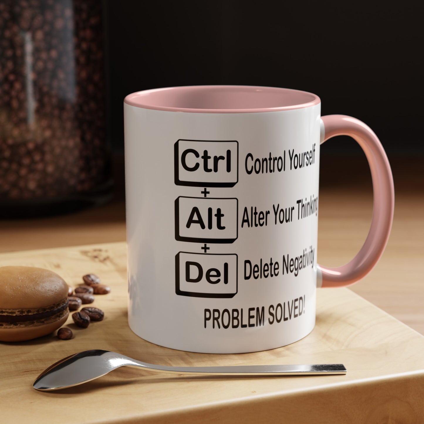Ctrl-Alt-Del-Accent Coffee Mug (11, 15oz)