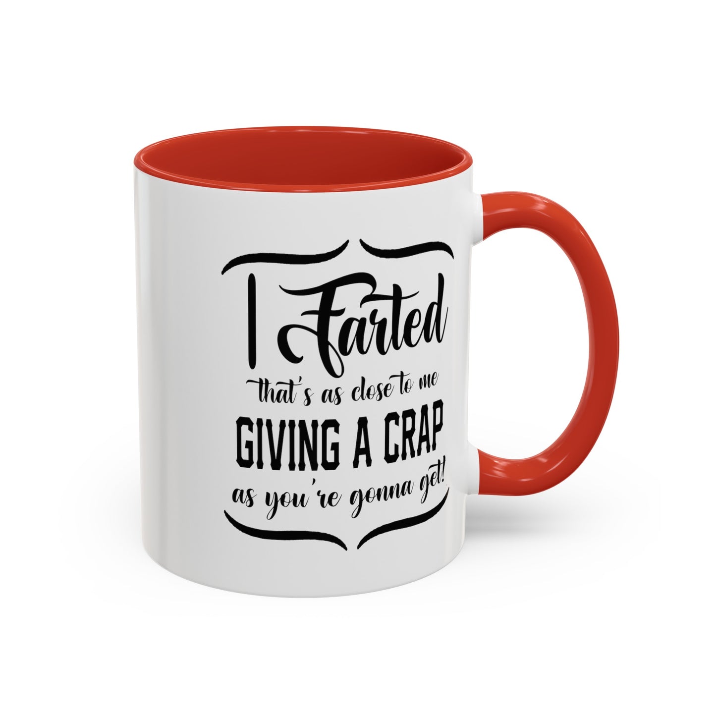 Giving a Crap-Accent Coffee Mug (11, 15oz)