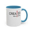 Created With Purpose-Accent Coffee Mug (11, 15oz)