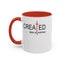 Created With Purpose-Accent Coffee Mug (11, 15oz)