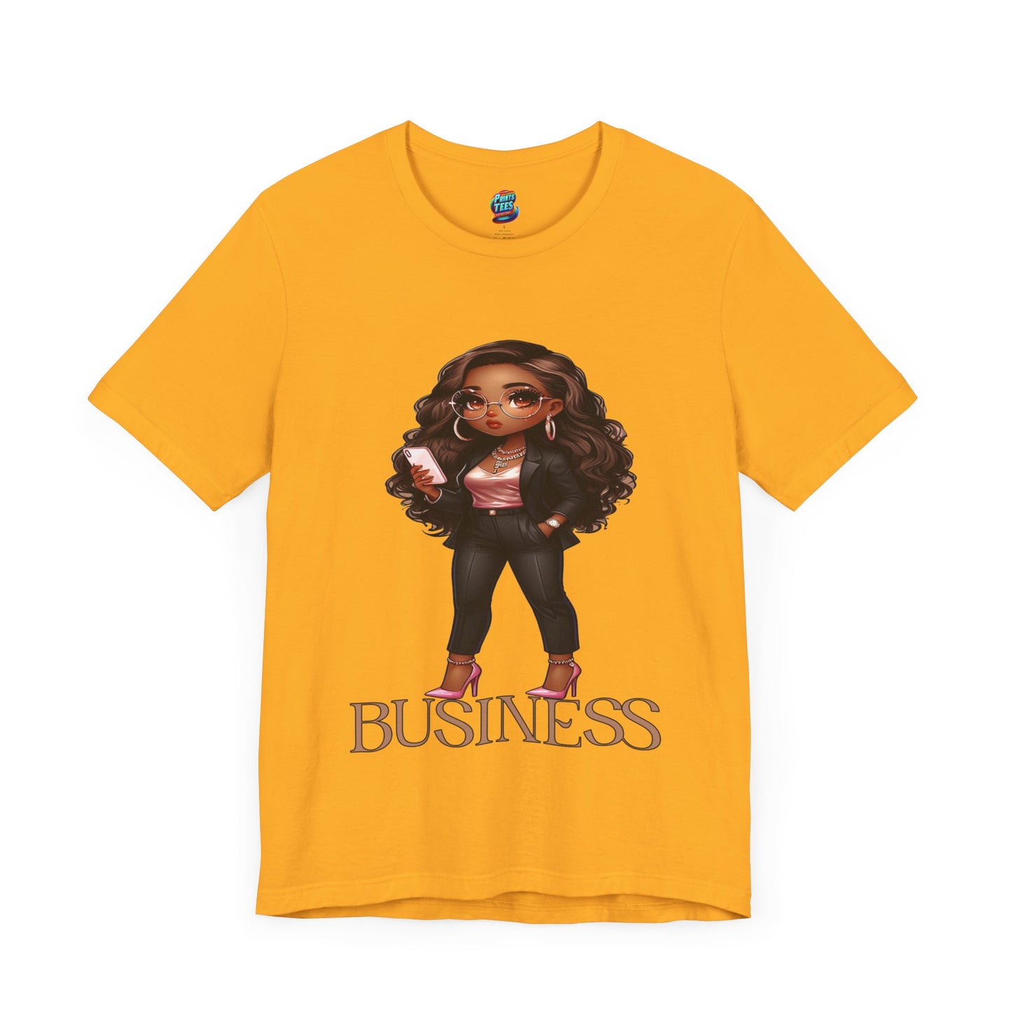 Standing on Business-Brown Woman-Jersey Knit T-Shirt