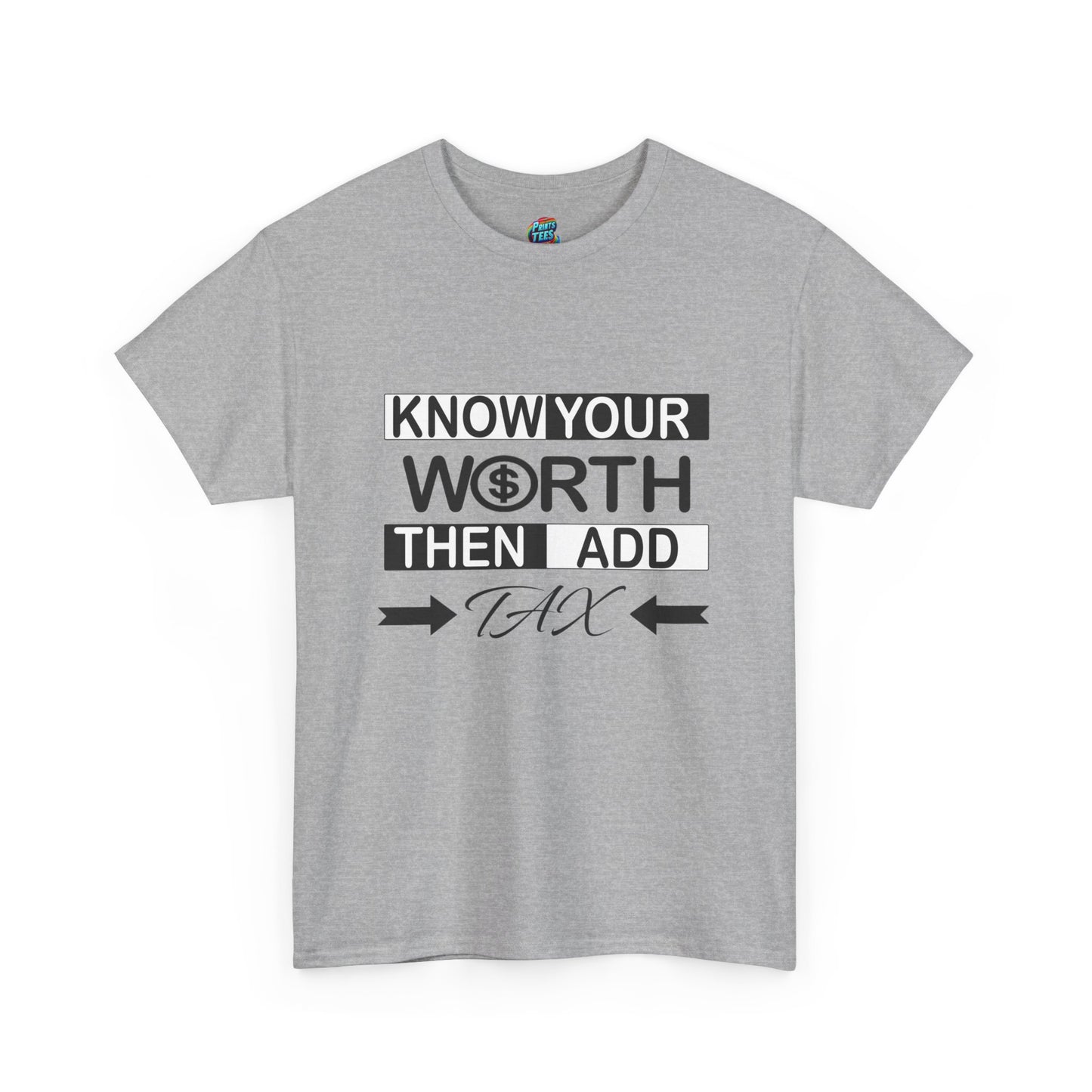 Know Your Worth-Heavy Cotton Classic Tee