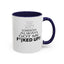 Stop Cussing-Accent Coffee Mug (11, 15oz)