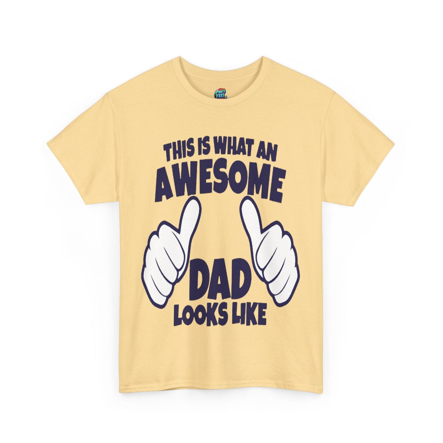 Awesome Dad-Heavy Cotton Classic Tee