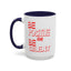 Be Positive-Accent Coffee Mug (11, 15oz)