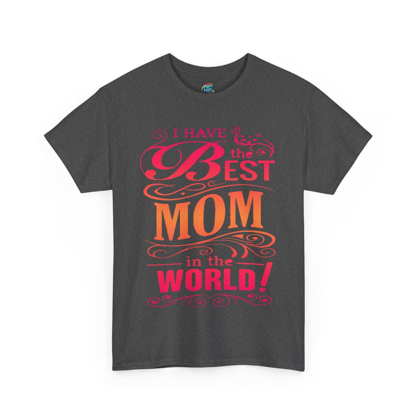 Best Mom In The World-Heavy Cotton Classic Tee