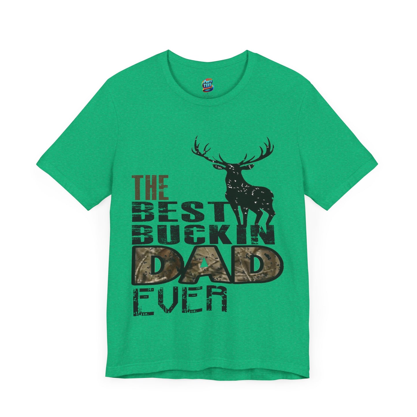 Best Buckin'Dad-Jersey Knit T-Shirt