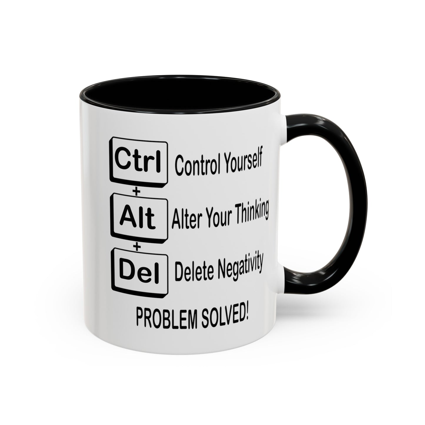 Ctrl-Alt-Del-Accent Coffee Mug (11, 15oz)