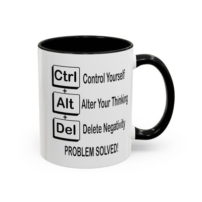 Ctrl-Alt-Del-Accent Coffee Mug (11, 15oz)