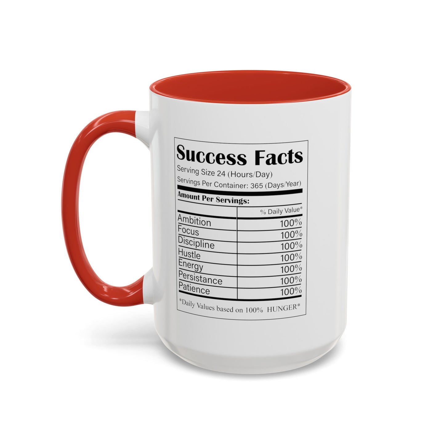 Success Facts-Accent Coffee Mug (11, 15oz)