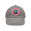 PTB-Dad Hat with Leather Patch (Round)