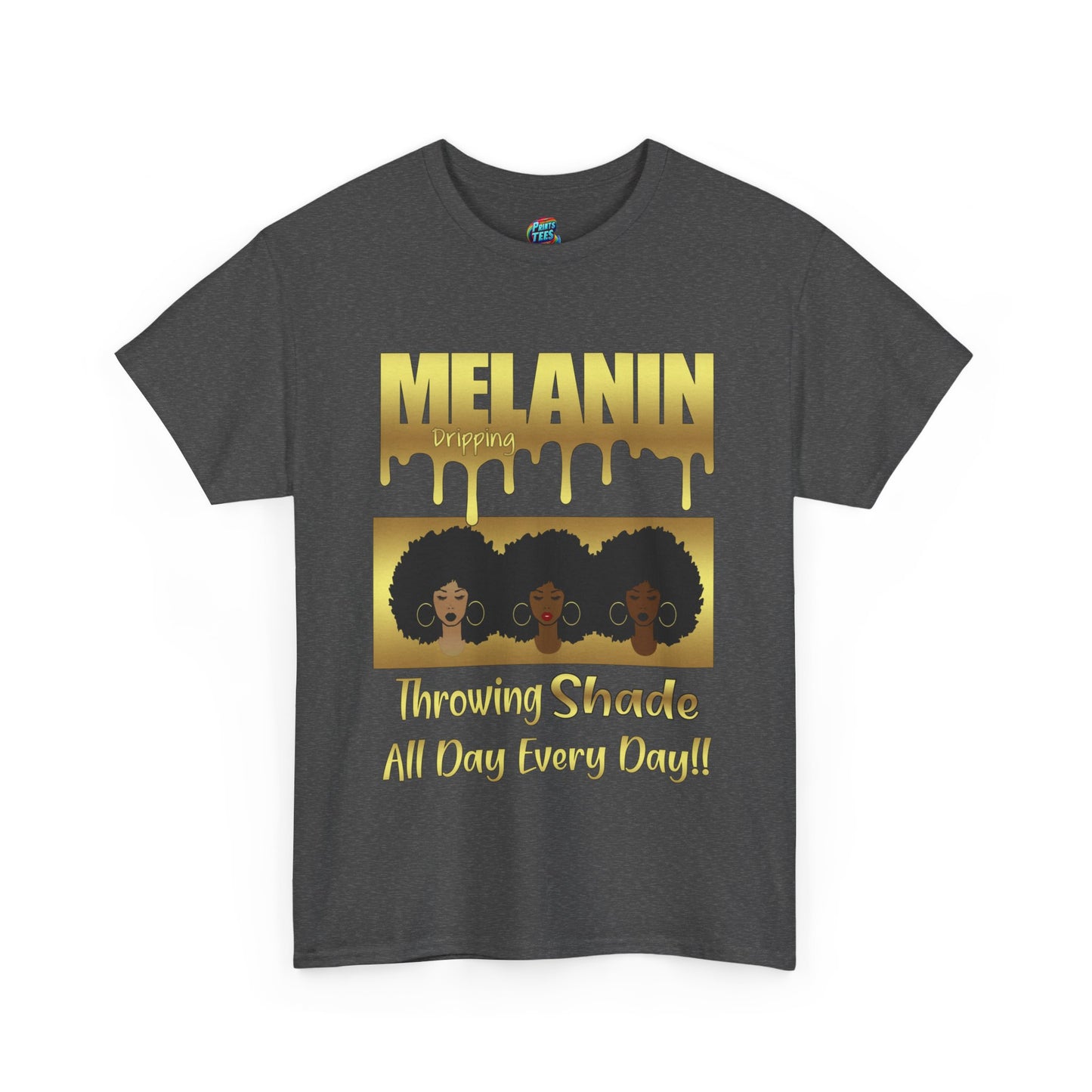 Melanin Dripping-Heavy Cotton Classic Tee