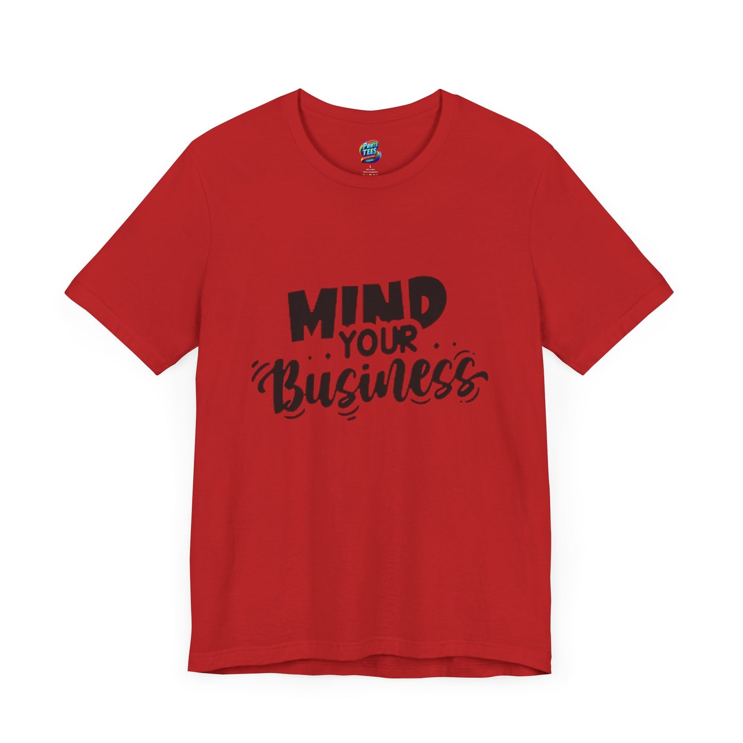 Mind Your Business-Jersey Knit T-Shirt