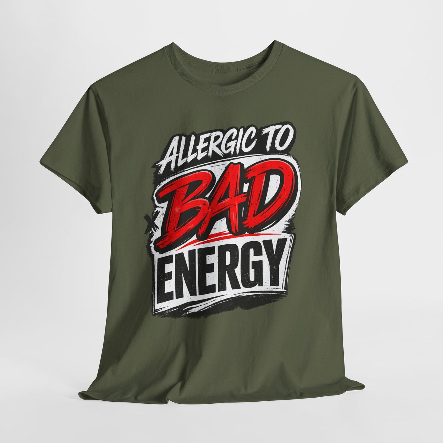 Allergic to Bad Energy-Graphic Classic T-Shirt