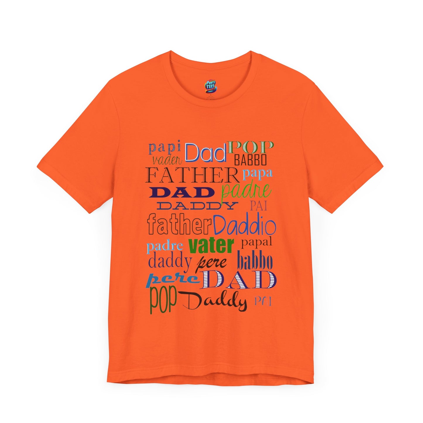 Dad Names-Jersey Knit T-Shirt