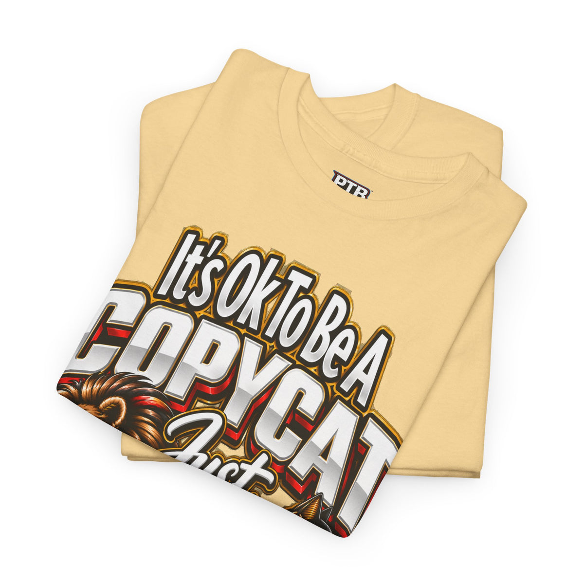 Copycat Cat Graphic T-Shirt – “It’s OK to Be a Copycat, Just Copy the Right”