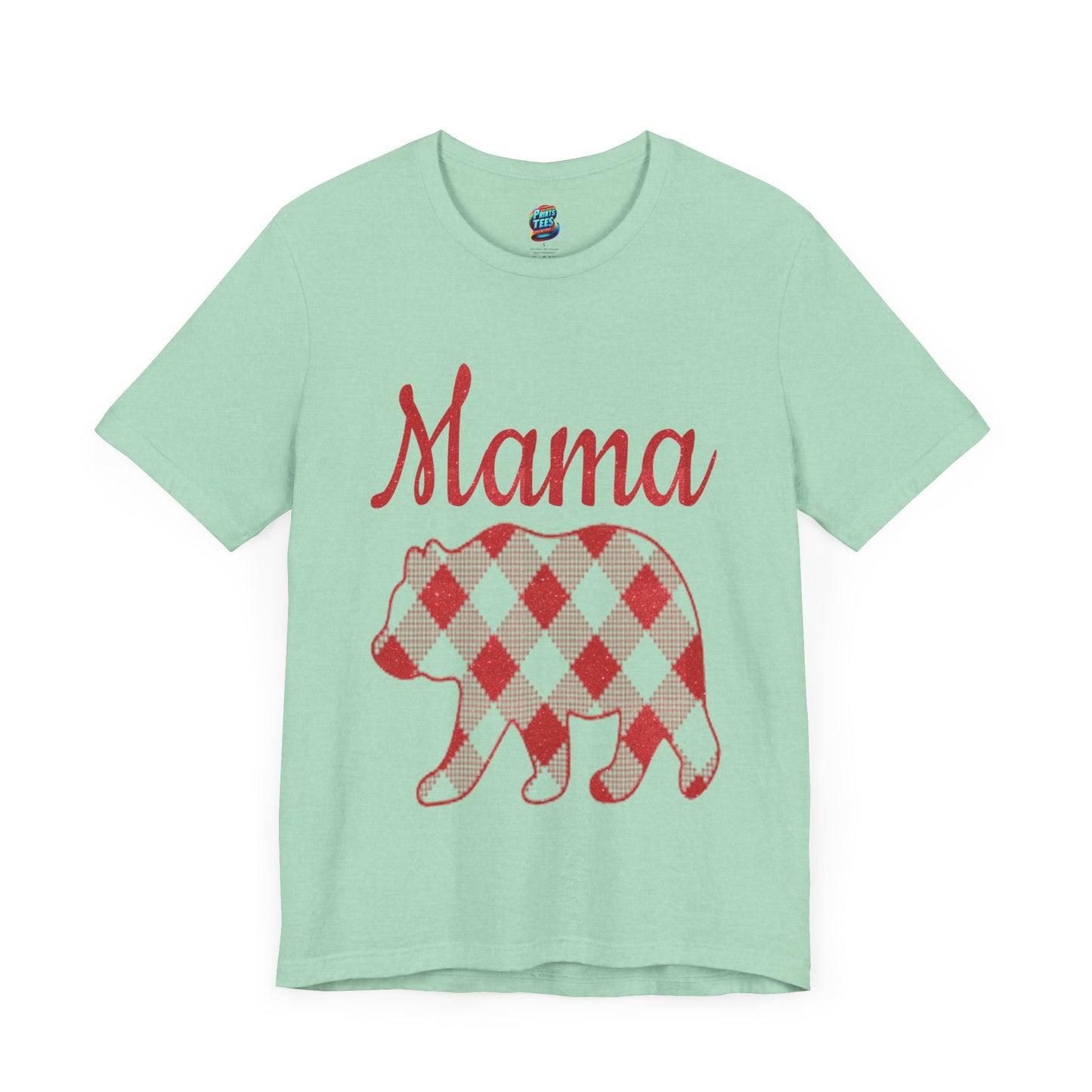 Mama Bear-Jersey Knit T-Shirt