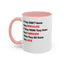 They Don't Know-Accent Coffee Mug (11, 15oz)