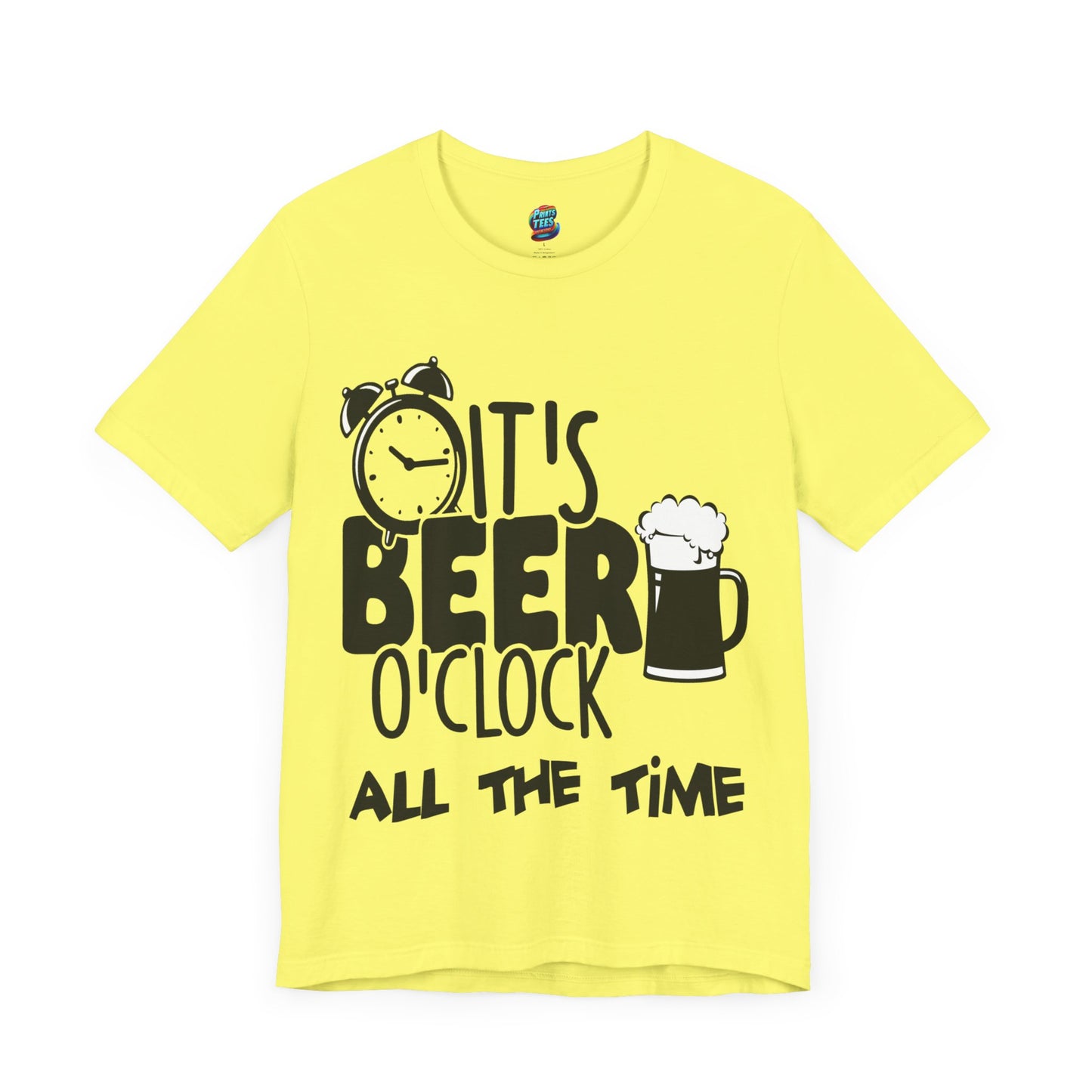 Beer O'Clock-Jersey Knit T-Shirt
