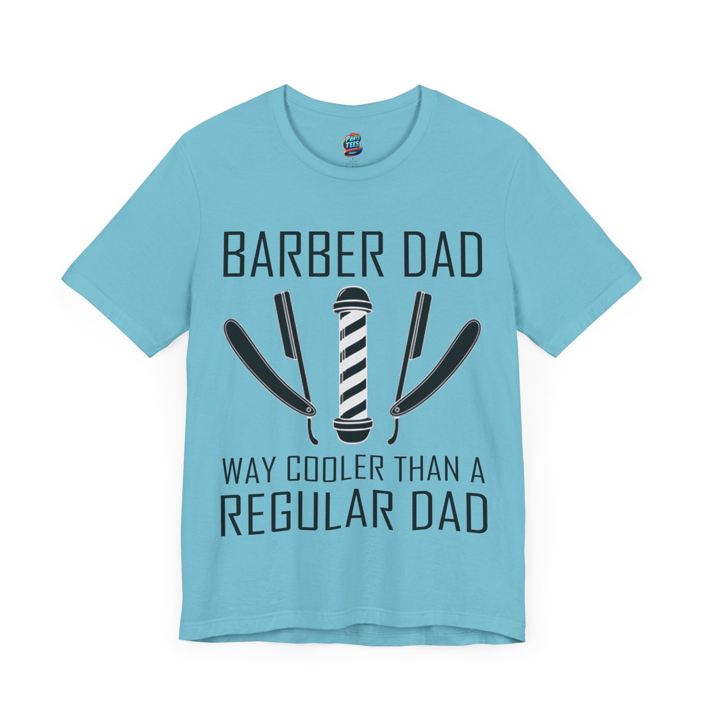 Razor Barber Dad-Jersey Knit T-Shirt