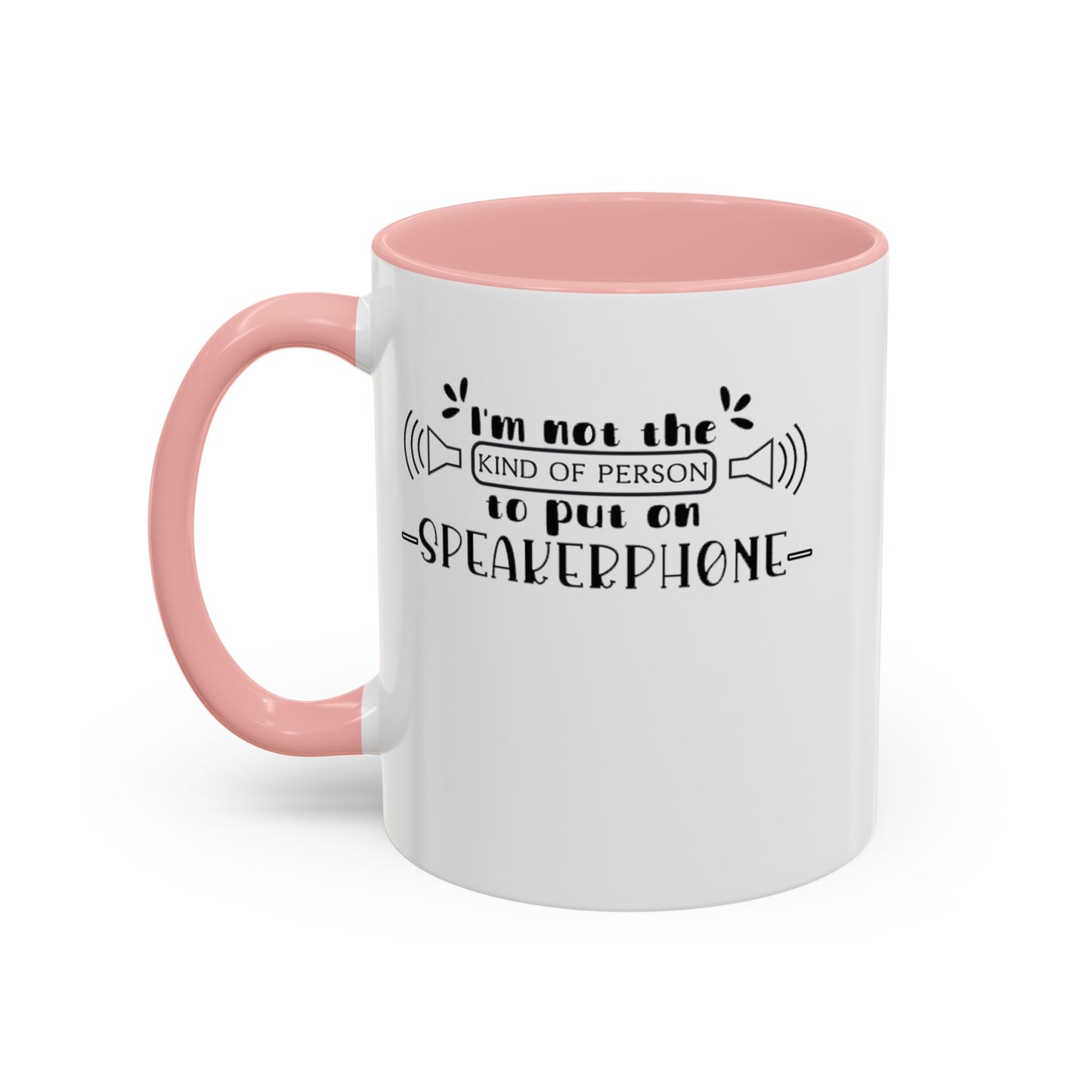 Speakerphone-Accent Coffee Mug (11, 15oz)