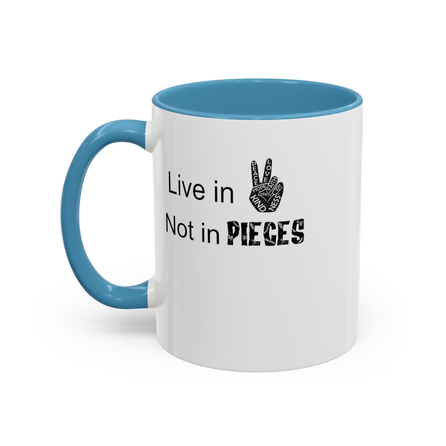 In Peace-Accent Coffee Mug (11, 15oz)
