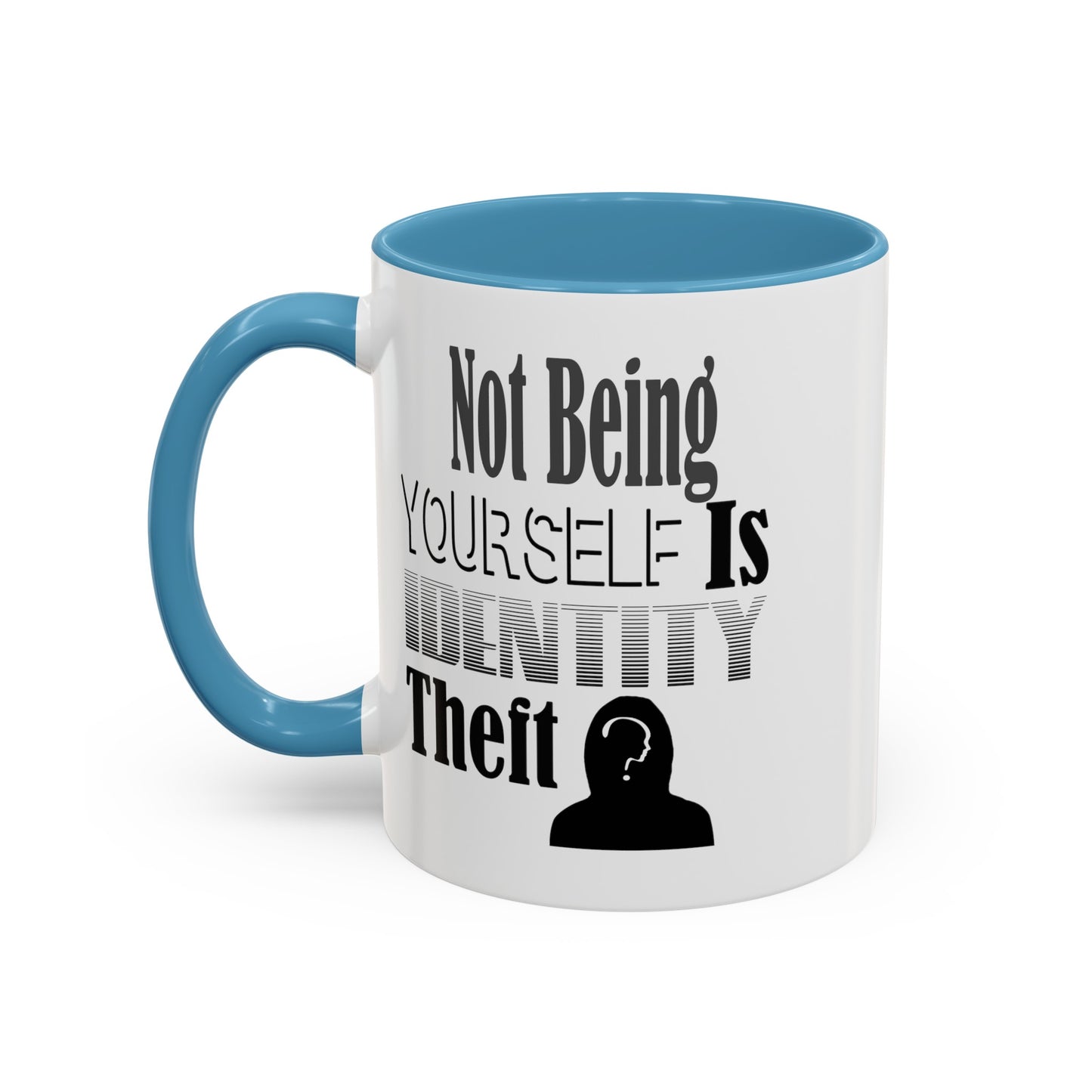 Identity Theft-Accent Coffee Mug (11, 15oz)