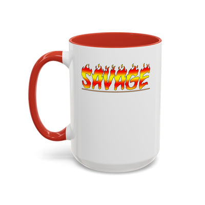 Savage Fire -Accent Coffee Mug (11, 15oz)