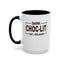 Dark Choc-Lit-Accent Coffee Mug (11, 15oz)