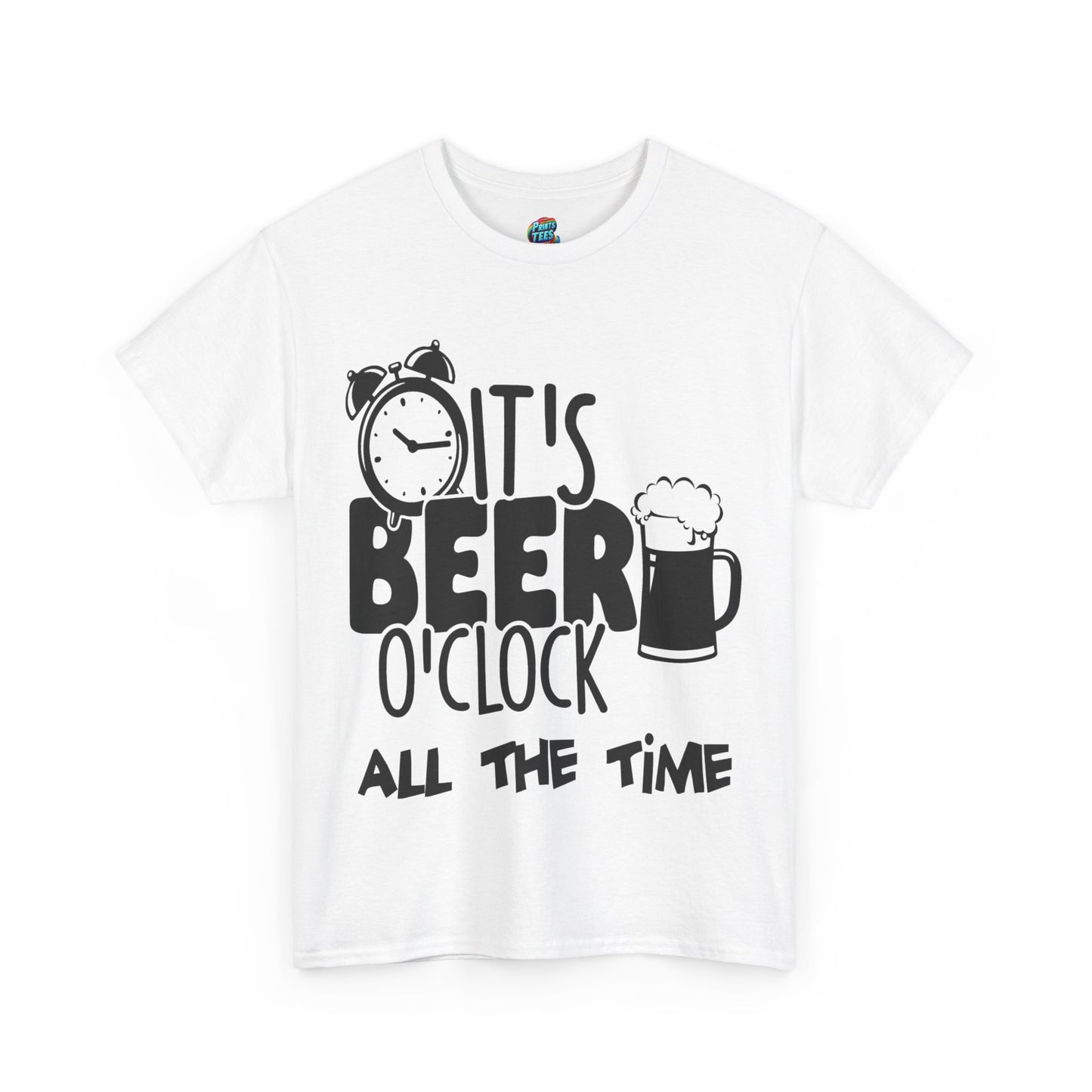 Beer O'Clock-Heavy Cotton Classic Tee