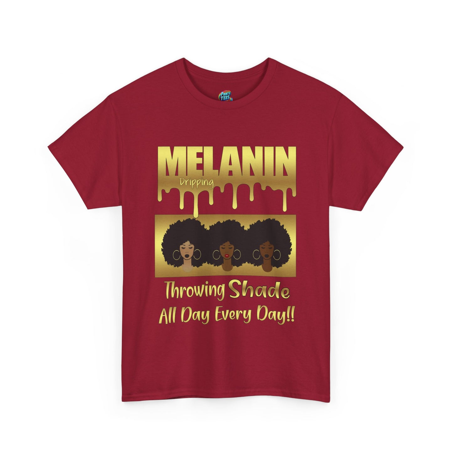 Melanin Dripping-Heavy Cotton Classic Tee
