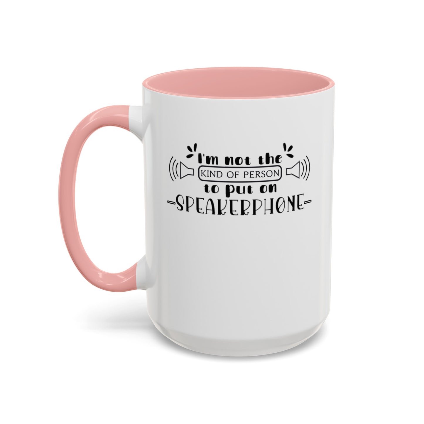 Speakerphone-Accent Coffee Mug (11, 15oz)