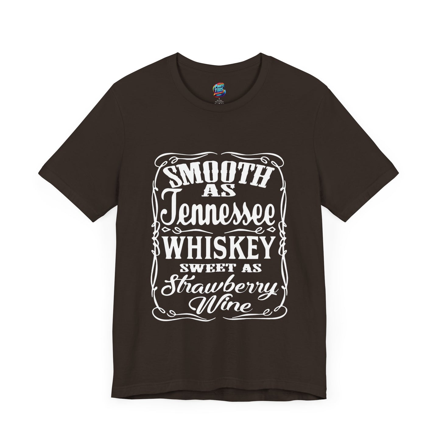 Smooth Whiskey-Jersey Knit T-Shirt