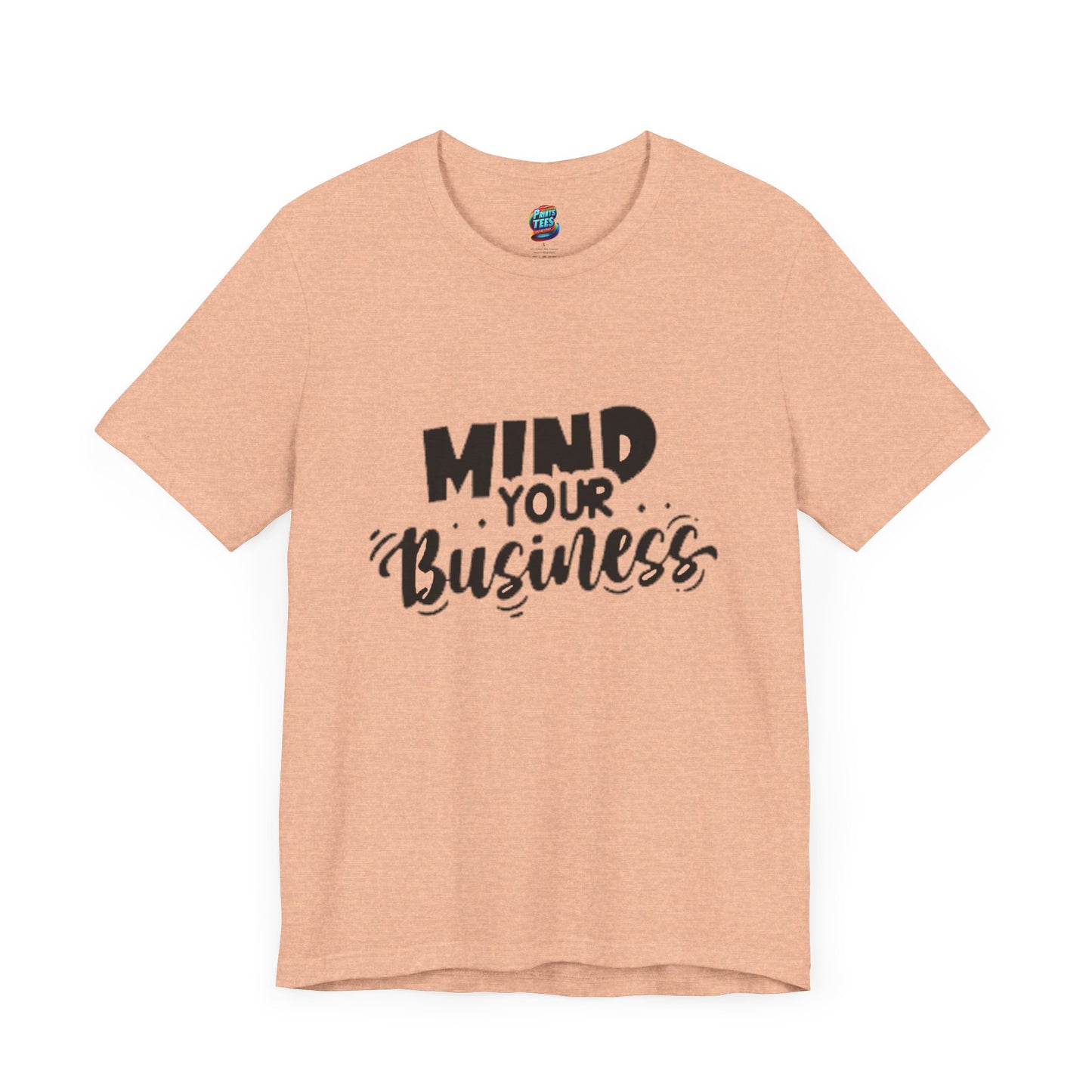 Mind Your Business-Jersey Knit T-Shirt