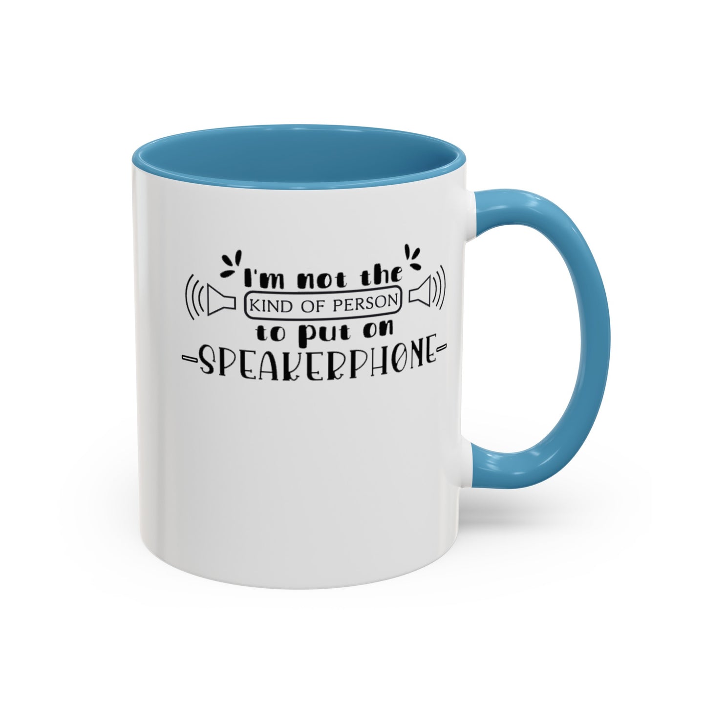 Speakerphone-Accent Coffee Mug (11, 15oz)
