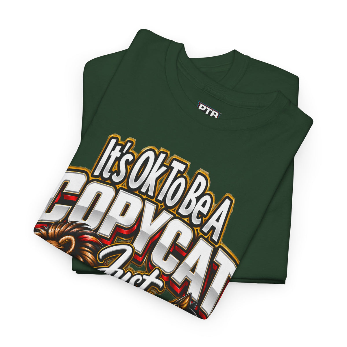 Copycat Cat Graphic T-Shirt – “It’s OK to Be a Copycat, Just Copy the Right”