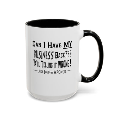 My Business-Accent Coffee Mug (11, 15oz)