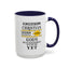 Christian Under Construction-Accent Coffee Mug (11, 15oz)