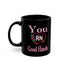 Good Hands-Black Mug (11oz, 15oz)