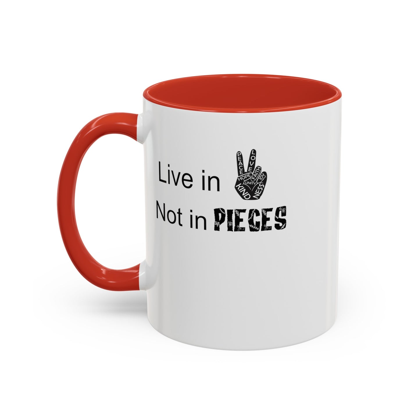 In Peace-Accent Coffee Mug (11, 15oz)
