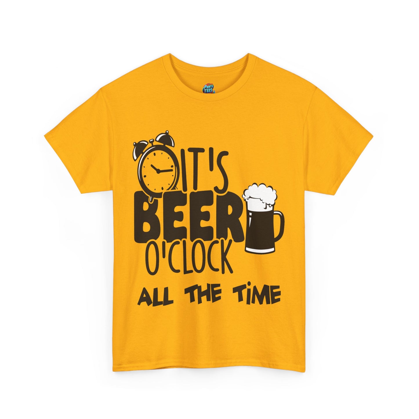 Beer O'Clock-Heavy Cotton Classic Tee