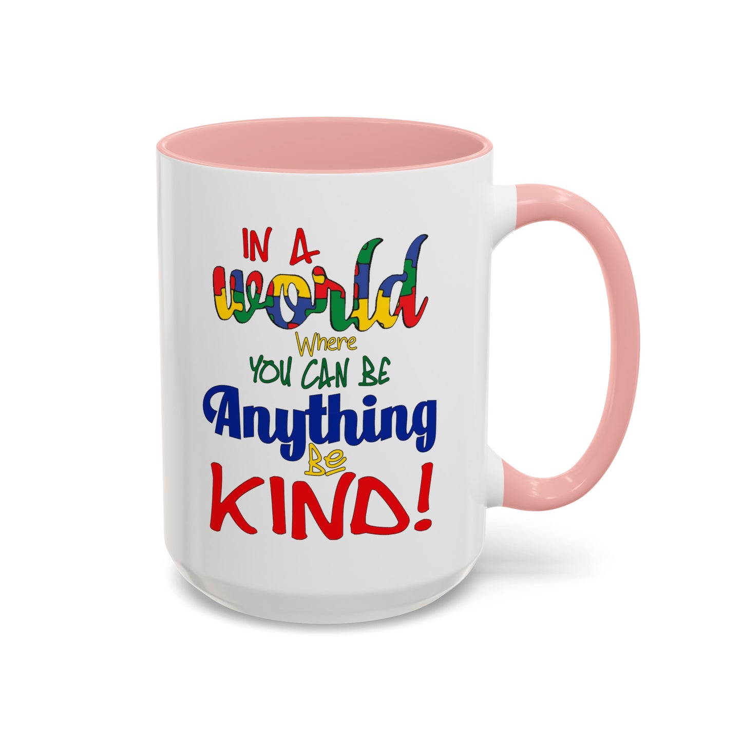 Be Kind-Accent Coffee Mug (11, 15oz)
